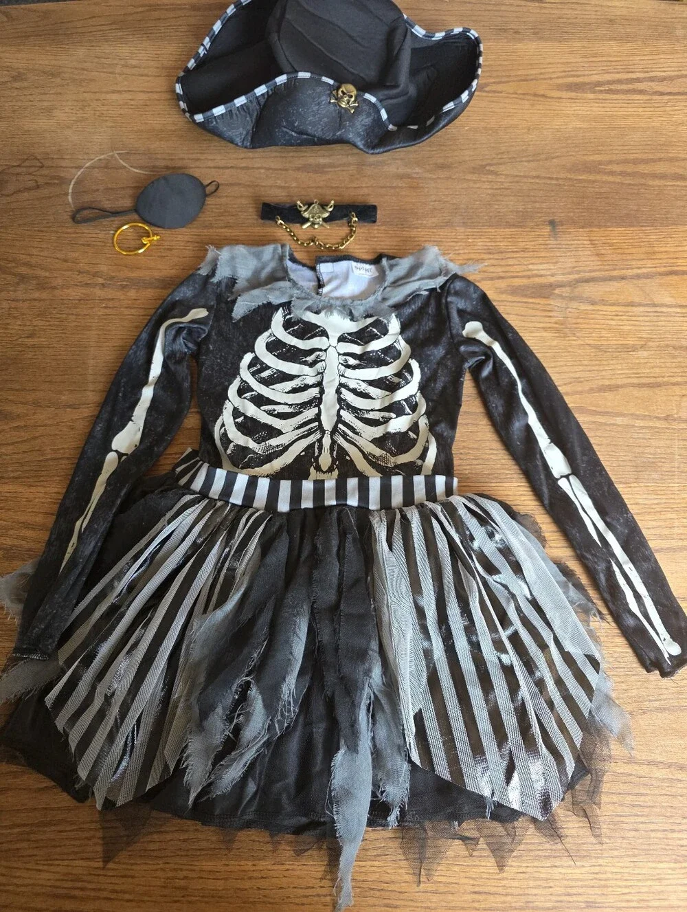 Skeleton Pirate Girls Costume!